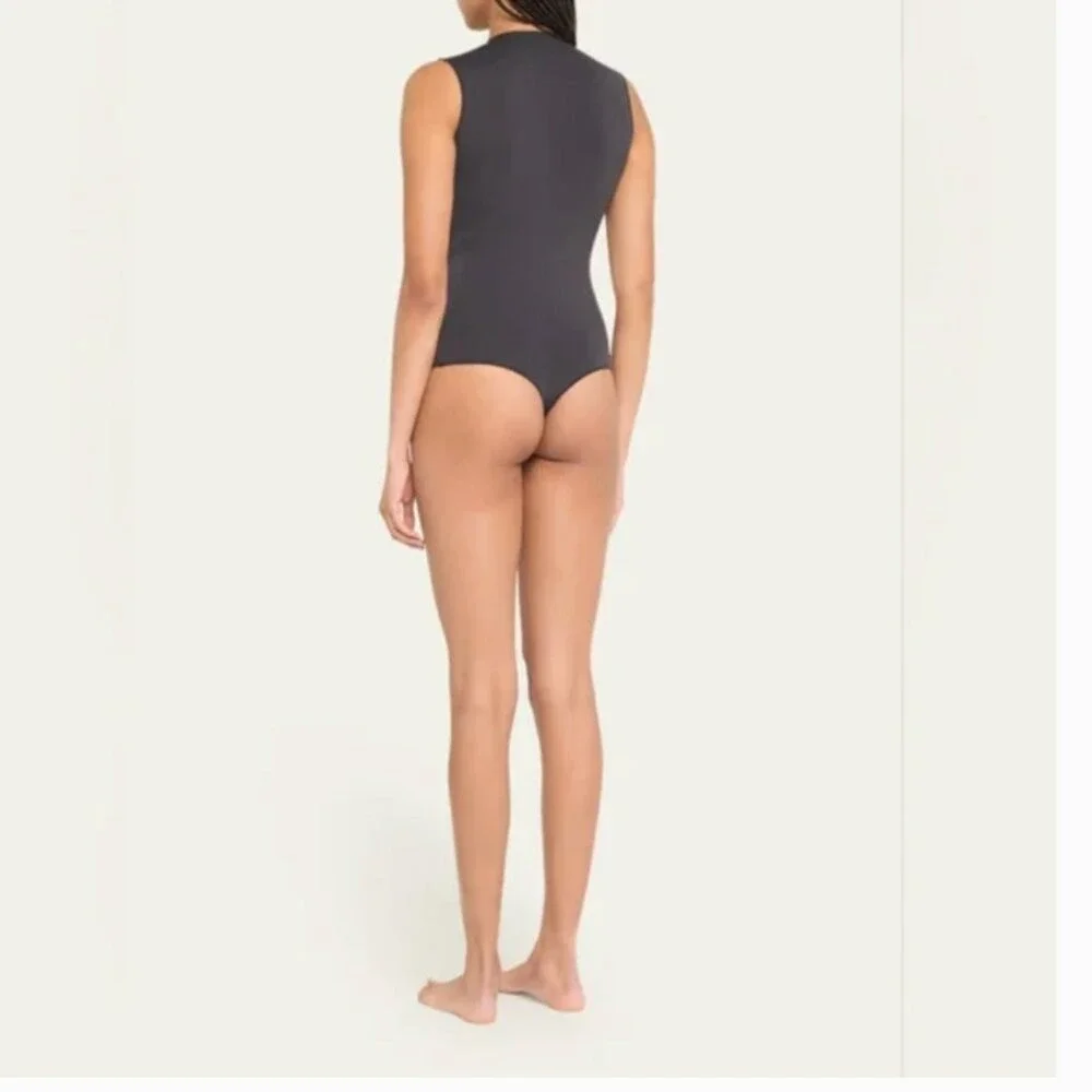 SKIMS Essential Crew‎ Neck Sleeveless Bodysuit Black size 3X